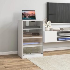 HOMCOM 5-Tier Media Cabinet, Media Stand with Adjustable Shelves