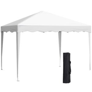 Outsunny 10' x 10' Pop Up Canopy Tent, Instant Shelter