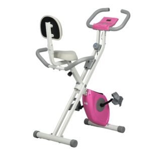 Soozier Foldable Exercise Bike w/ 8 Level Magnetic Resistance