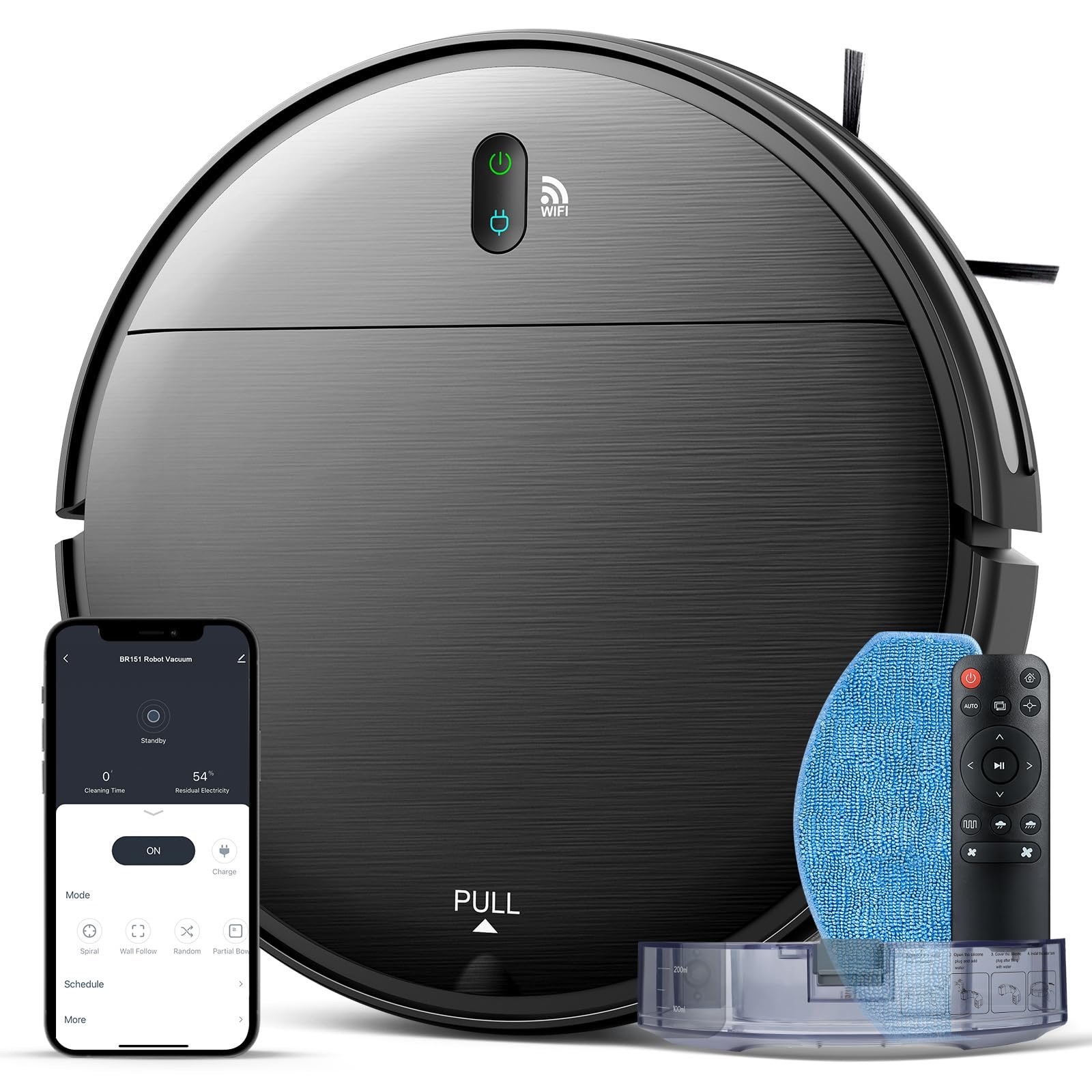 Robot Vacuum and Mop Combo, 2 in 1 Cleaner