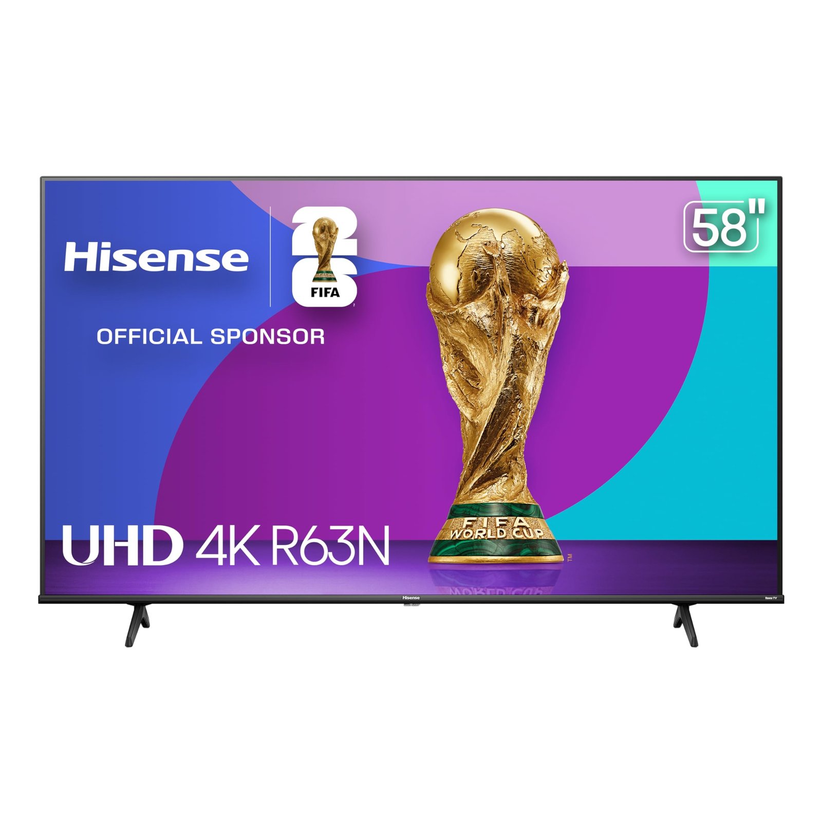 Hisense 58 inch 4K UHD HDR LED Roku Smart TV-2024