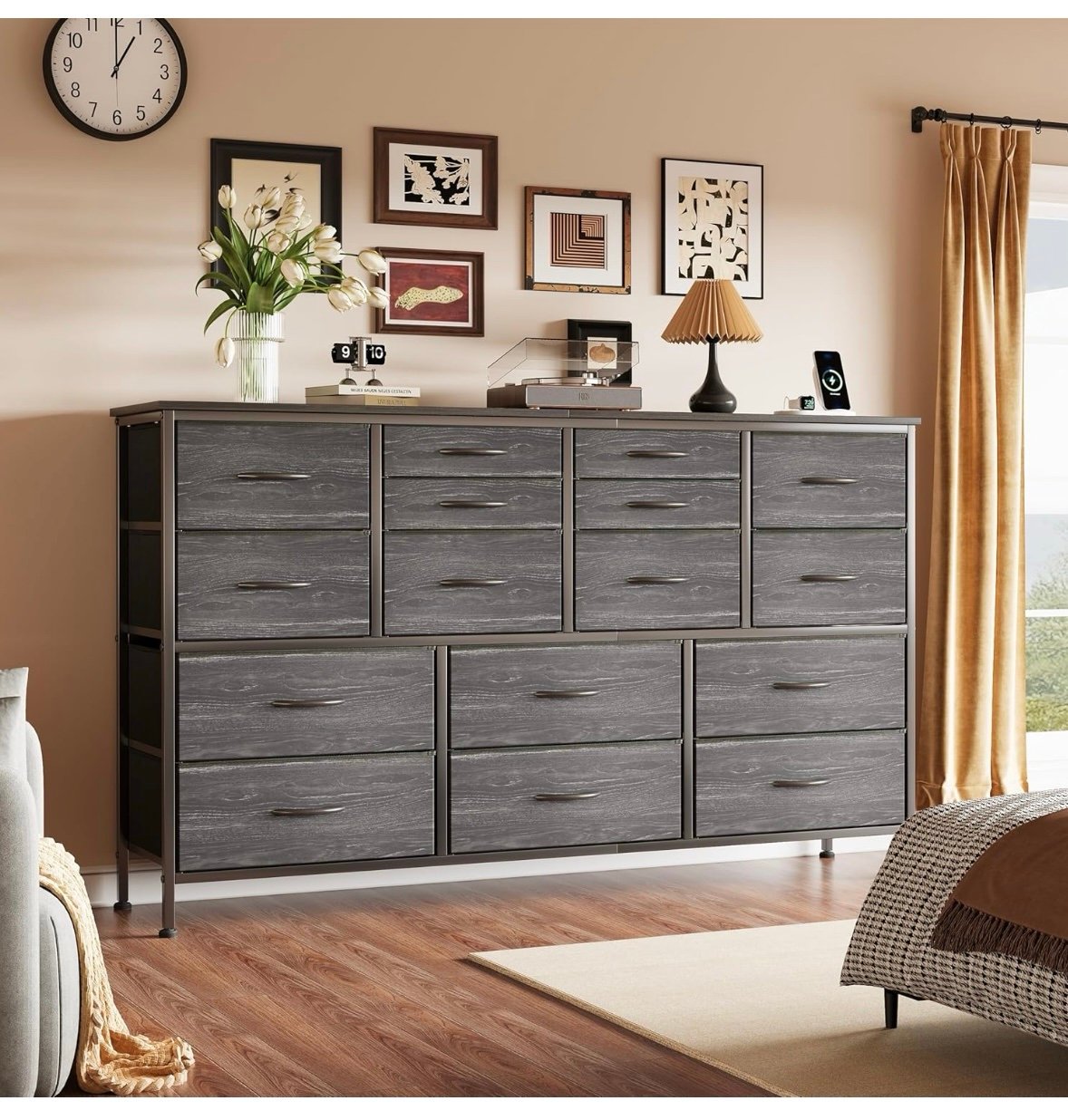 NewDresser TV Stand with Power Outlet 60" TV Stands