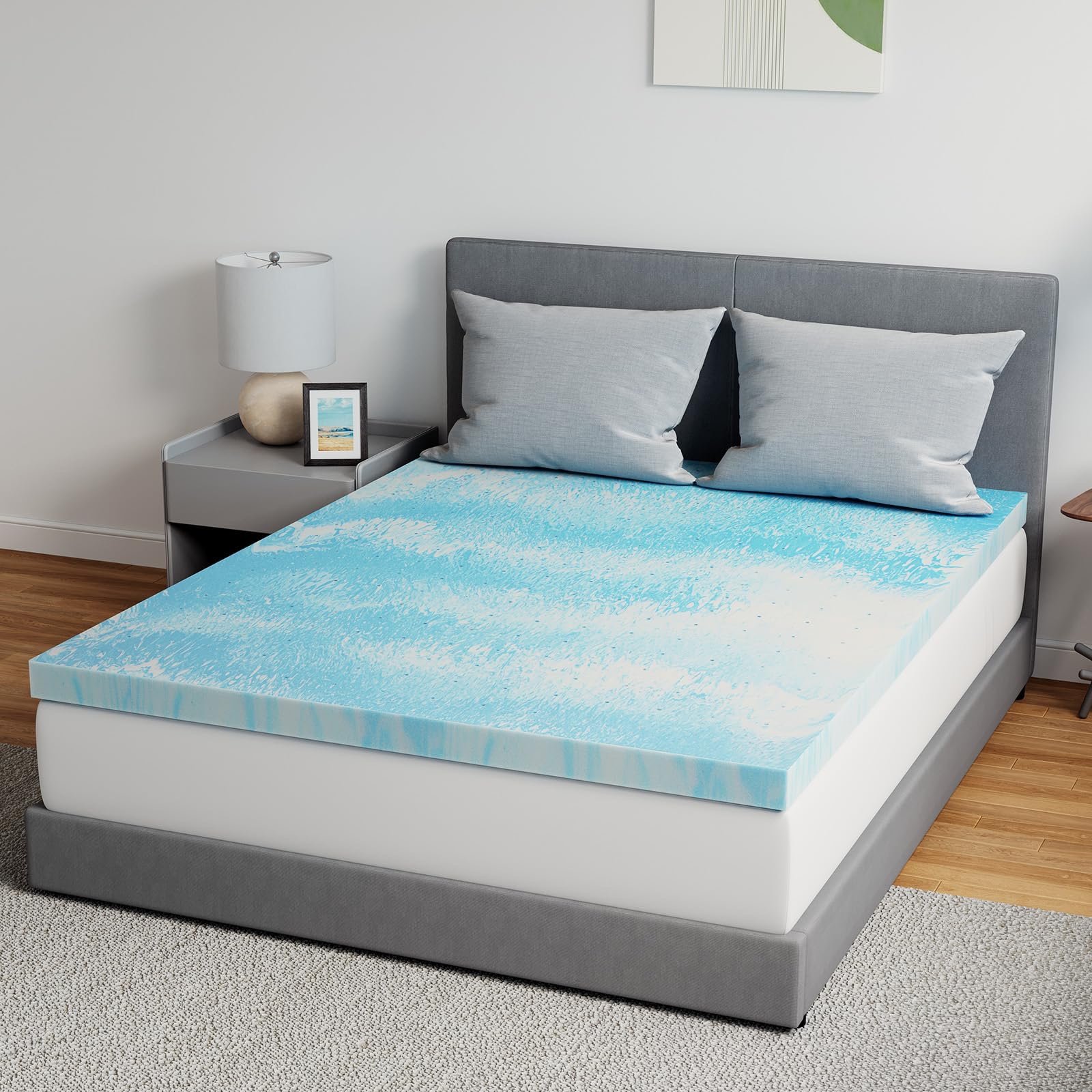 Memory Foam Mattress Topper Queen - 2 Inch