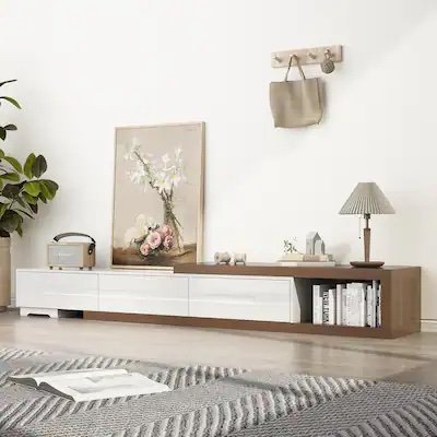 Extendable TV Stand – 3 Drawers