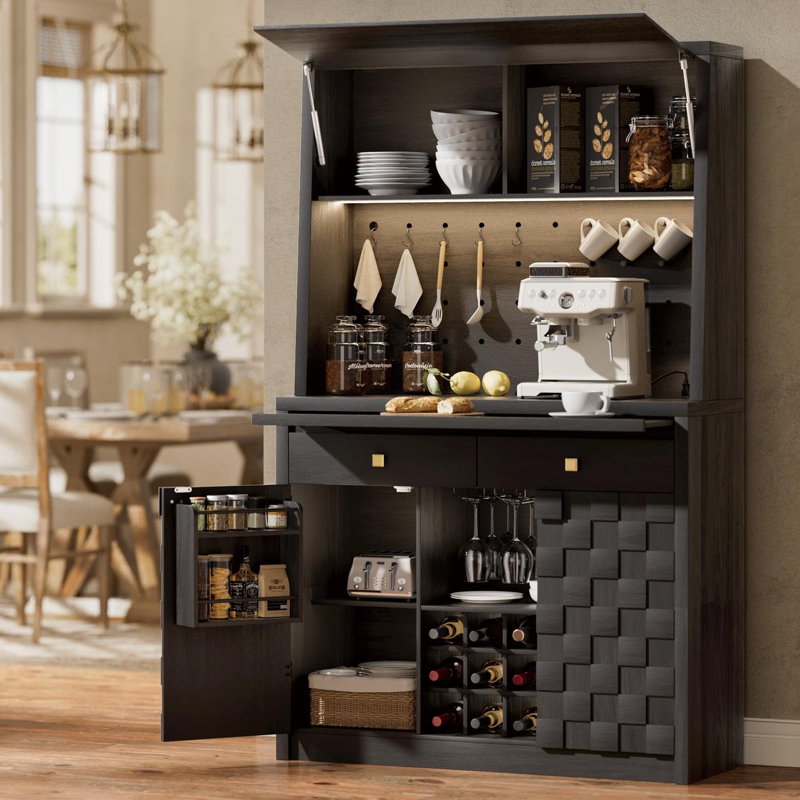 STO’SENSE Kitchen Pantry Sideboard Buffet Storage