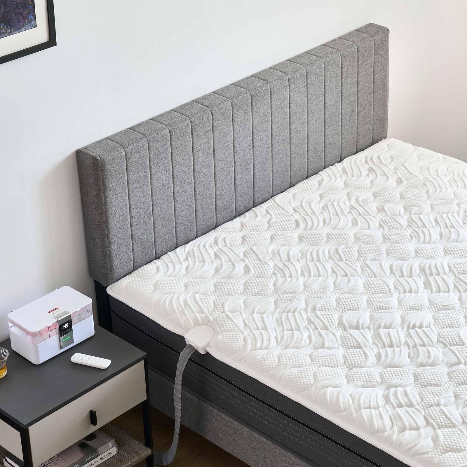 Gel Memory Foam Mattress Topper Queen Size, 2 inch