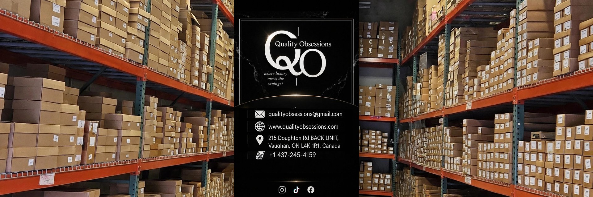 Quality Obsessions warehouse